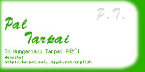 pal tarpai business card